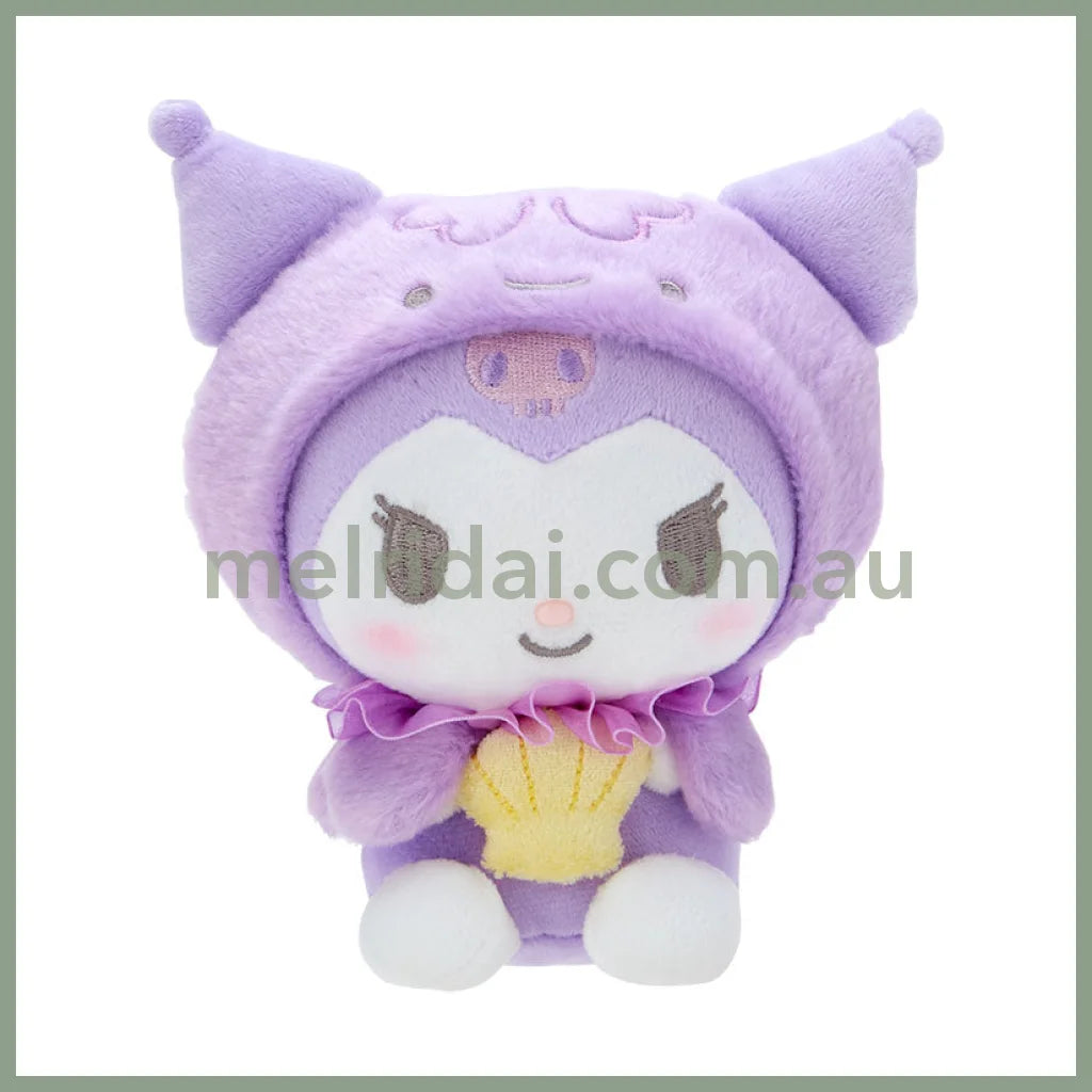 Sanrio | Plush Doll Toy W22×D15×H13Cm Approx. (Aquatic Creatures) 日本三丽鸥 毛绒玩偶/公仔（海洋生物系列） 库洛米Kuromi