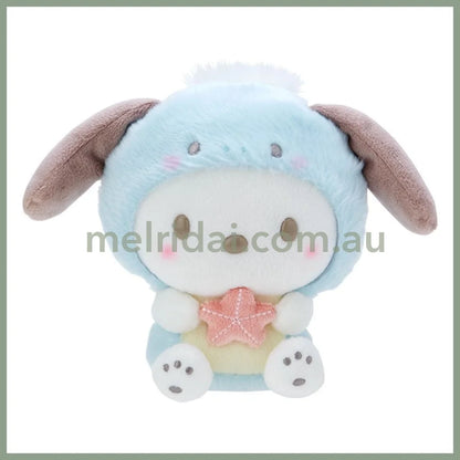 Sanrio | Plush Doll Toy W22×D15×H13Cm Approx. (Aquatic Creatures) 日本三丽鸥 毛绒玩偶/公仔（海洋生物系列） 帕恰狗Pochacco