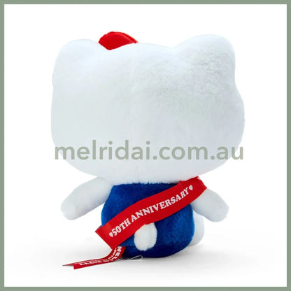 Sanrio | Plush Dolls Stuffed Toy Hello Kitty 50Th Anniversary 16 X 10 18.5 Cm / 50