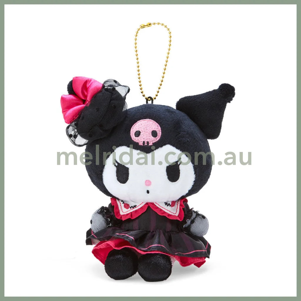 Sanrio | Plush Mascot Holder Baku & Kuromi (Kuromi Delusional Lady) / 12.5×7×16Cm