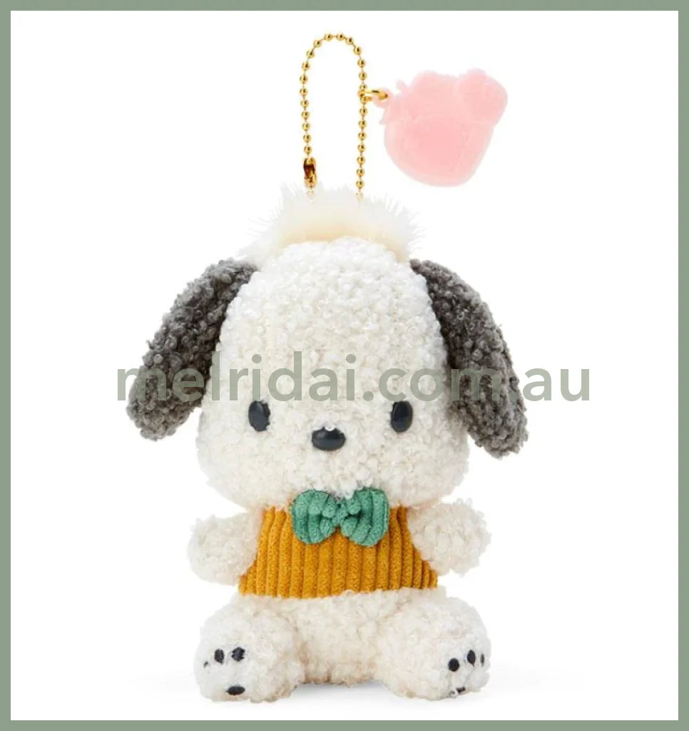 Sanrio | Plush Mascot Holder Keychain 8.5×6×11Cm / Pochacco