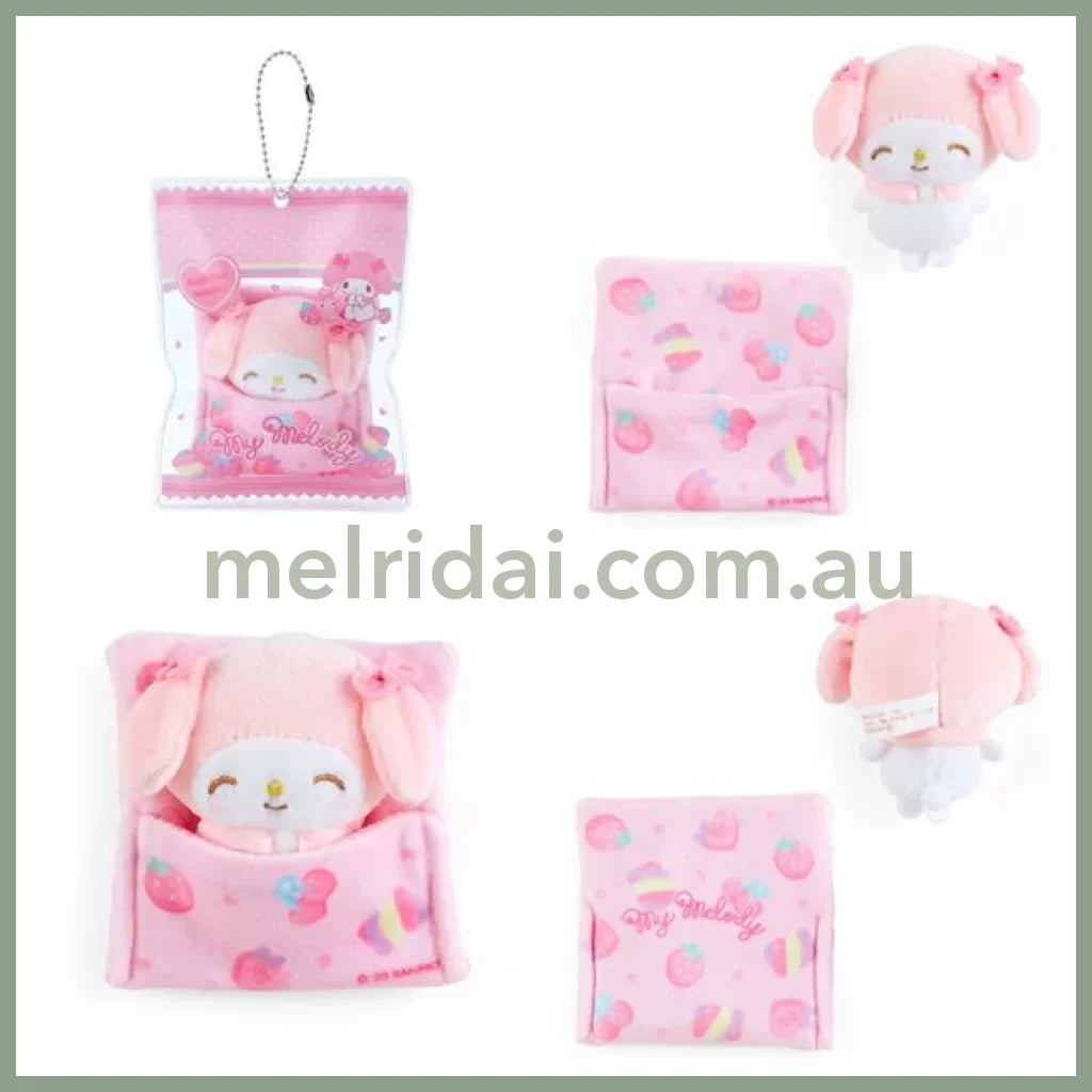 Sanrio | Plush Mascot Holder Keychain (Convenience Store Collection) 9 X 4 12 Cm / My Melody