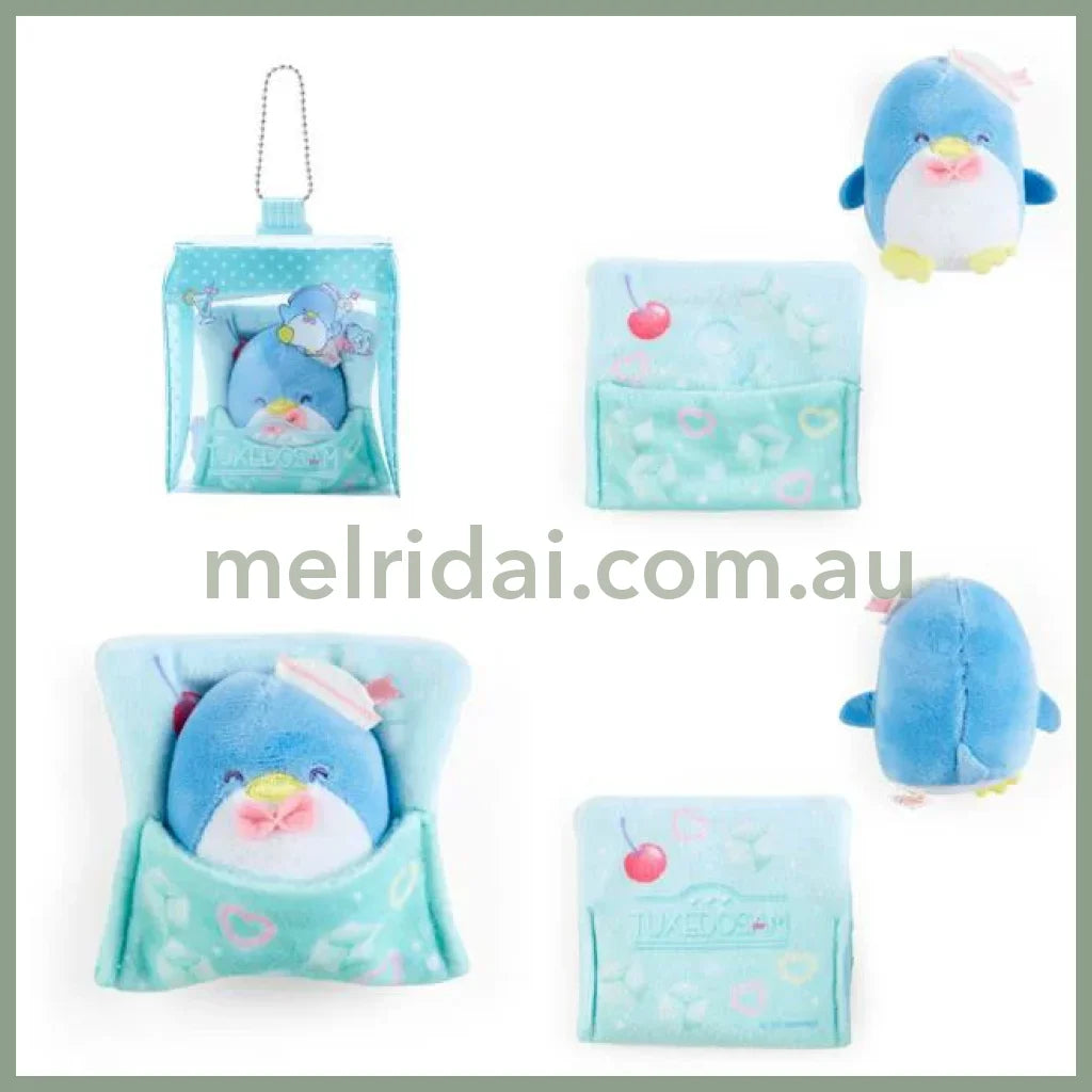 Sanrio | Plush Mascot Holder Keychain (Convenience Store Collection) 9 X 4 12 Cm / Tuxedosam