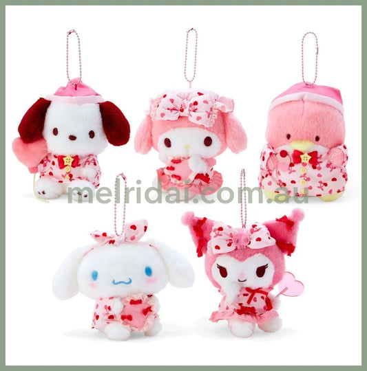 Sanrioplush Mascot Holder Keychain Hocance Valentine