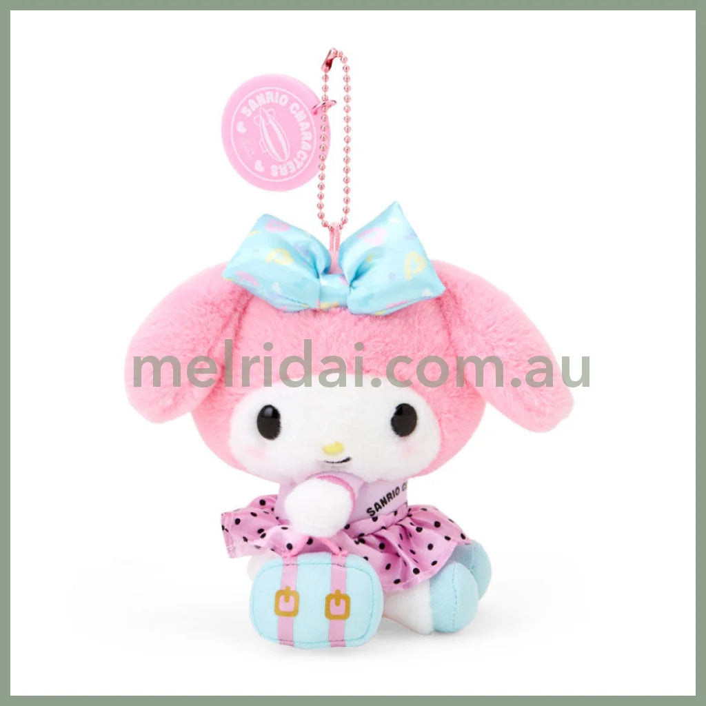 Sanrio | Plush Mascot Holder Keychain W12×D7×H14Cm (Fantasy Trip) 美乐蒂My Melody