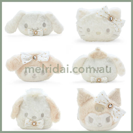 Sanrio | Plush Pouch 19×8×15Cm (White Design Series) / ()