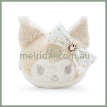 Sanrio | Plush Pouch 19×8×15Cm (White Design Series) / () Kuromi