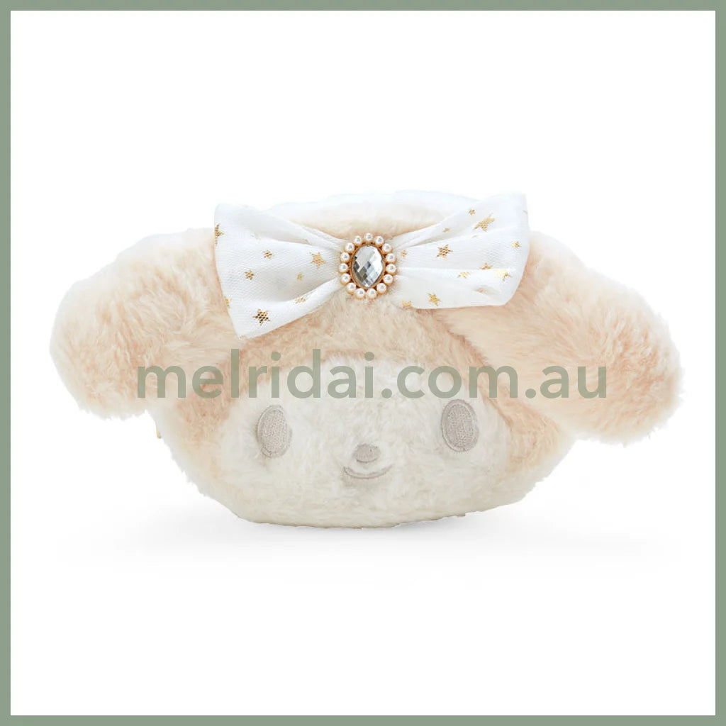 Sanrio | Plush Pouch 19×8×15Cm (White Design Series) / () My Melody