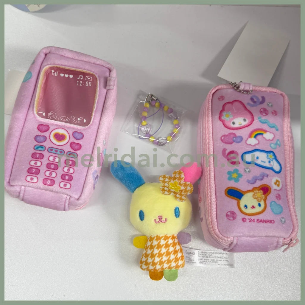 Sanrio | Plush Telephone Keychain Usahana 1 花小兔