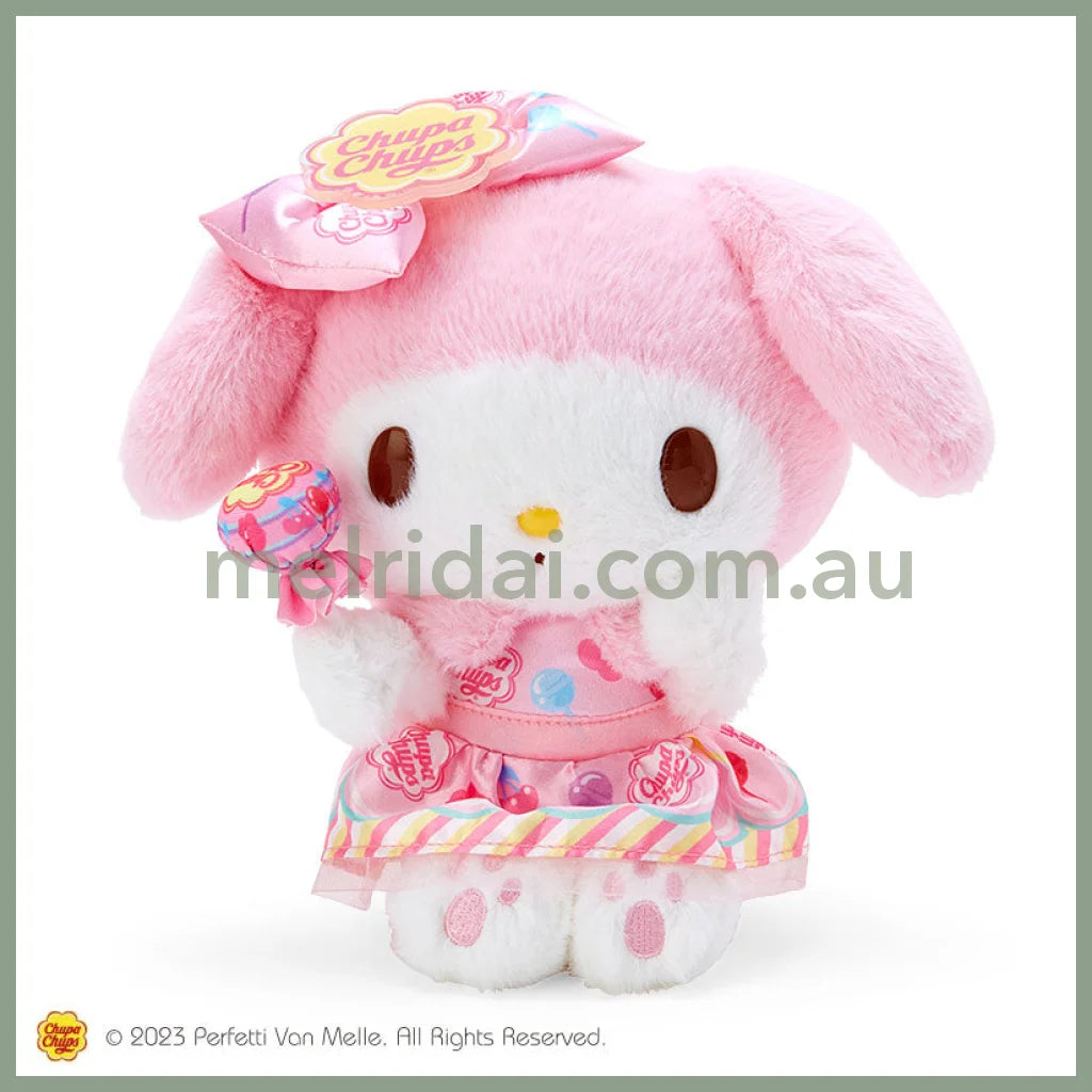 Sanrioplush Toy Chupa Chups Collaboration Design My Melody 20 X 10 Cm