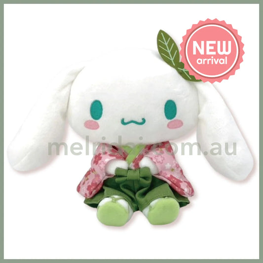 Sanrio | Plush Toy Cinnamoroll 110×150×60Mm (Matcha Sakura Kimono)