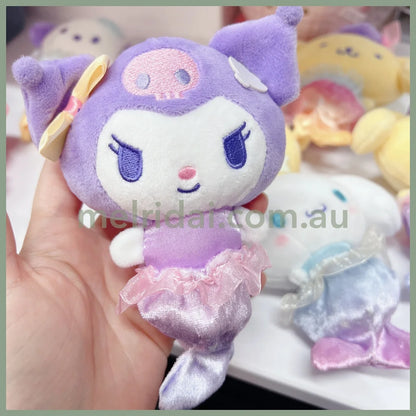 Sanrio | Plush Toy Mermaid Approx.28Cm / 7.5 X 6.5 3.5 Cm Kuromi