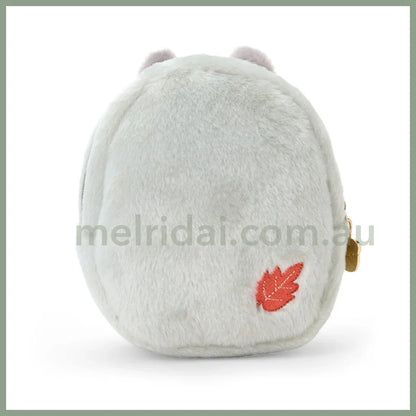 Sanrio | Plush Zipper Pouch 12×6×14Cm (Forest Small Animals) 凯蒂猫Hello Kitty