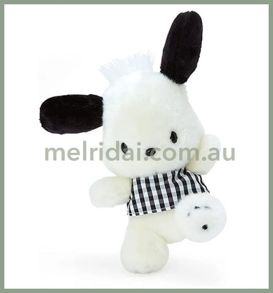 Sanriopochacco Posing Plush Doll Plaid 23 X 18 12Cm //