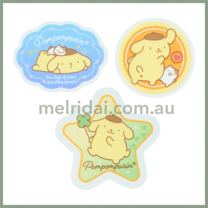 SANRIO | Pompompurin Sticker Set 9.5×0.2×8.5cm