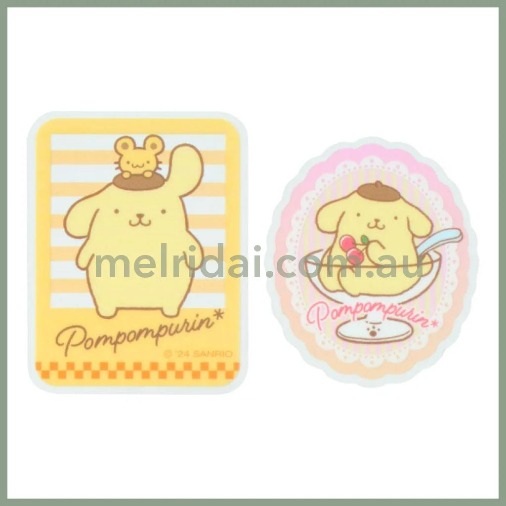 SANRIO | Pompompurin Sticker Set 9.5×0.2×8.5cm