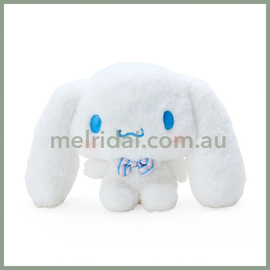 Sanrio | Posable Plush Cinnamoroll 28 X 18 13 Cm (Otegami) 日本三丽鸥 玉桂狗 毛绒玩偶/公仔 耳朵可凹造型 可扎起来（情书系列）