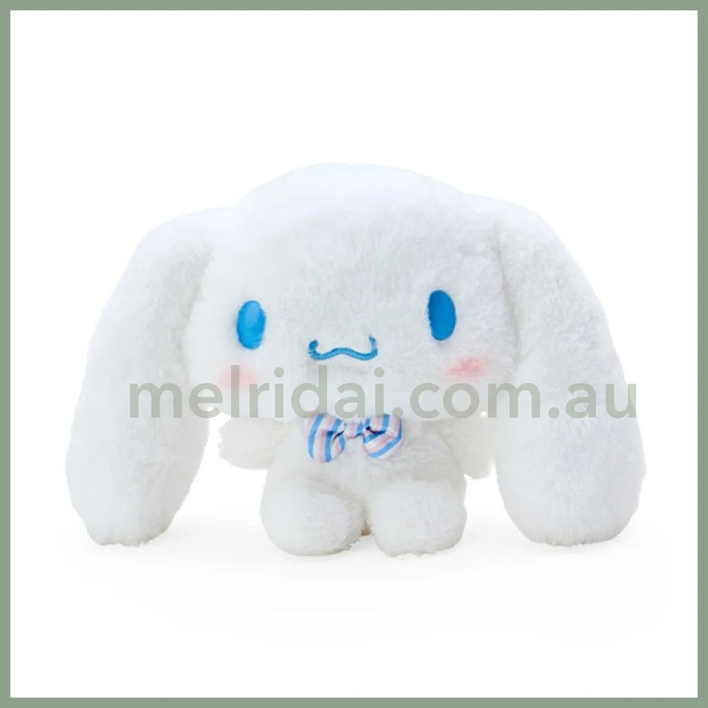 Sanrio | Posable Plush Cinnamoroll 28 X 18 13 Cm (Otegami) 日本三丽鸥 玉桂狗 毛绒玩偶/公仔 耳朵可凹造型 可扎起来（情书系列）