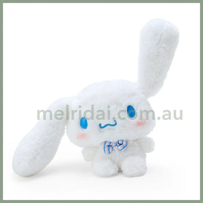 Sanrio | Posable Plush Cinnamoroll 28 X 18 13 Cm (Otegami) 日本三丽鸥 玉桂狗 毛绒玩偶/公仔 耳朵可凹造型 可扎起来（情书系列）