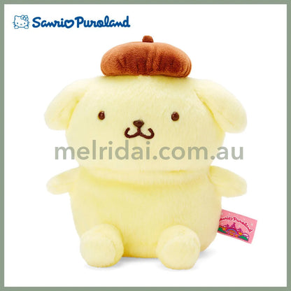 Sanrio | Fluffy Plush Doll 日本三丽鸥乐园限定 毛绒玩偶/公仔 坐高15-20Cm 布丁狗Pom Pom Purin