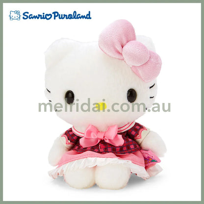 Sanrio | Fluffy Plush Doll 日本三丽鸥乐园限定 毛绒玩偶/公仔 坐高15-20Cm 凯蒂猫Hello Kitty