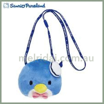 Sanrio Puroland | Plush Shoulder Bag Card Coin Case Rare 山姆企鹅 Tuxedosam