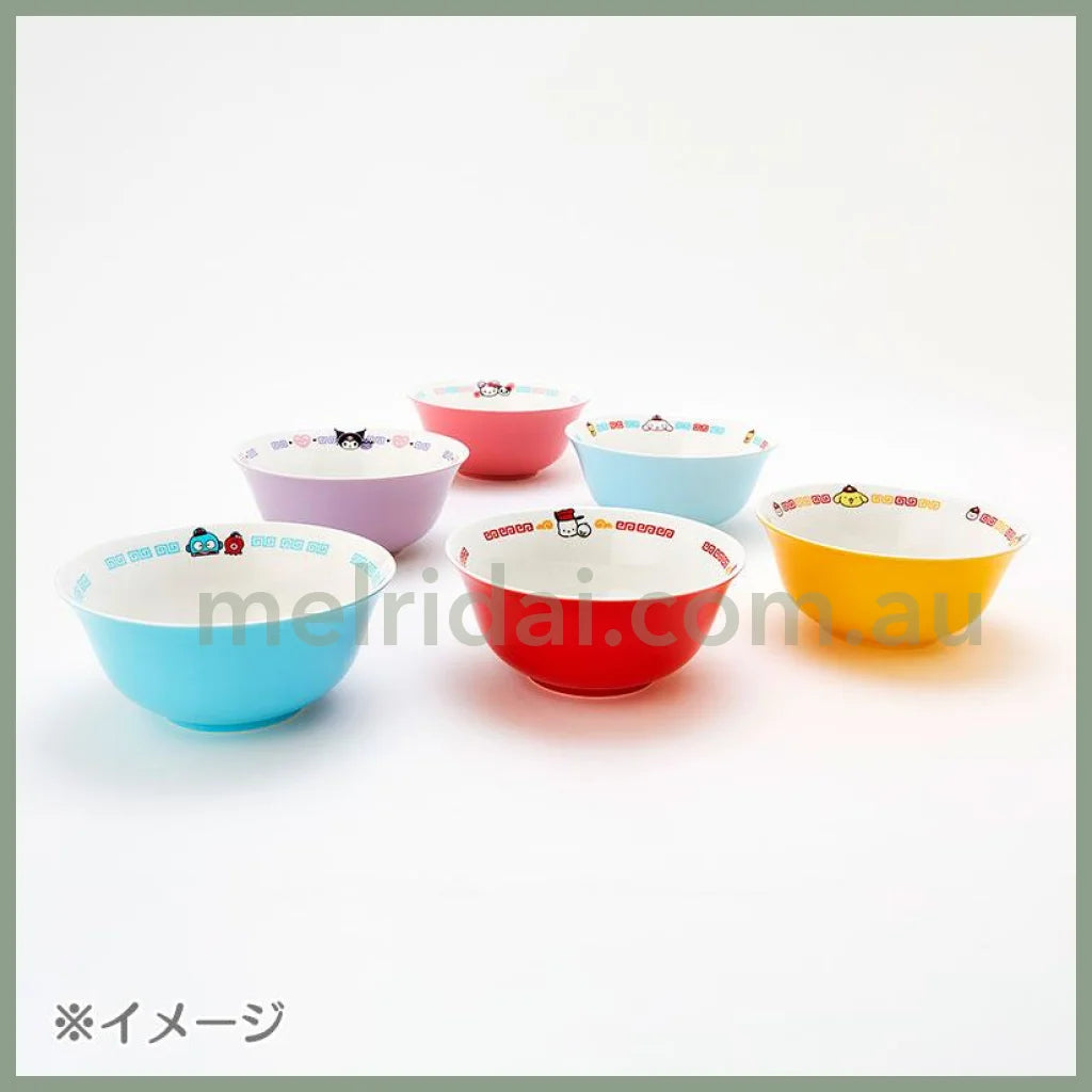 Sanrio | Ramen Bowl (Colorful Ceramics) 17.3×17.3×7.7Cm //