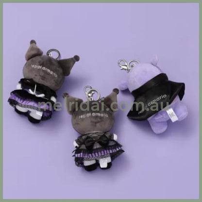 Sanrio ×Repipi Armario | Kuromi Baku Mascot Holder Plush Keychain 12.5×6.5Cm