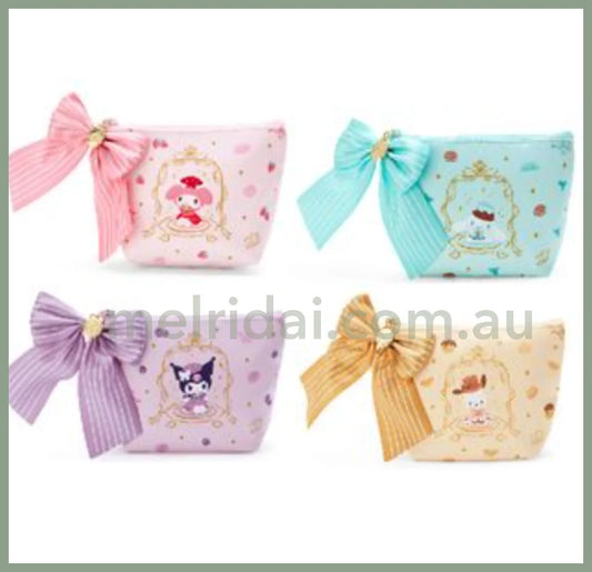 Sanrioribbon Pouch (Sanrio Tea Room) 16X5.5X12Cm