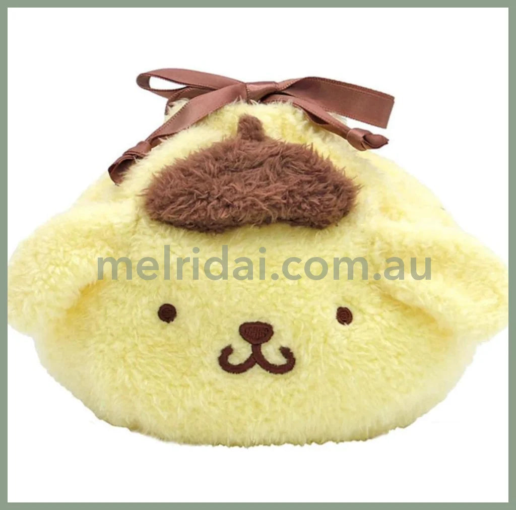 Sanrio Round Drawstring Bag 15*17*3Cm Pom Purin