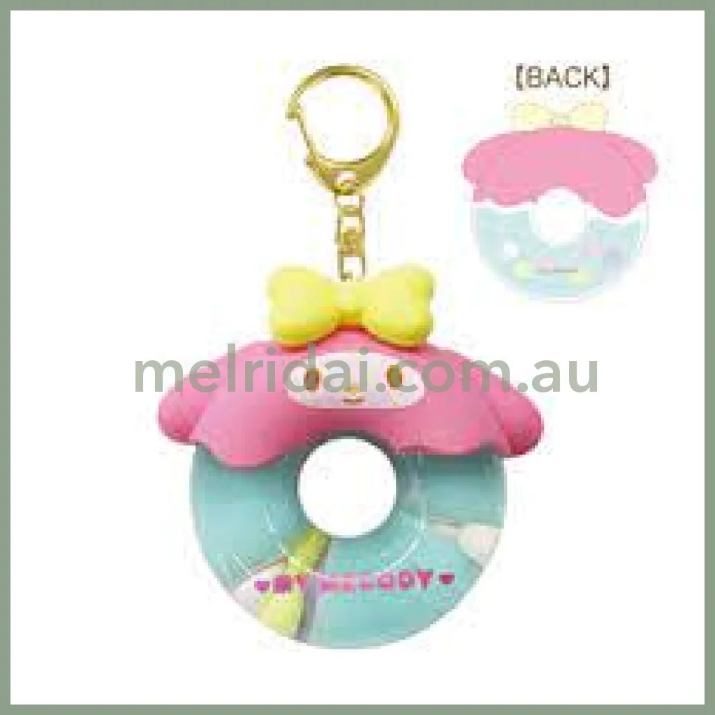 Sanrio | Shaka Keychain 65×68×30Mm (Donut) 美乐蒂My Melody -Blue