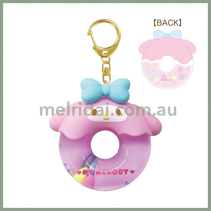 Sanrio | Shaka Keychain 65×68×30Mm (Donut) 美乐蒂My Melody - Pink