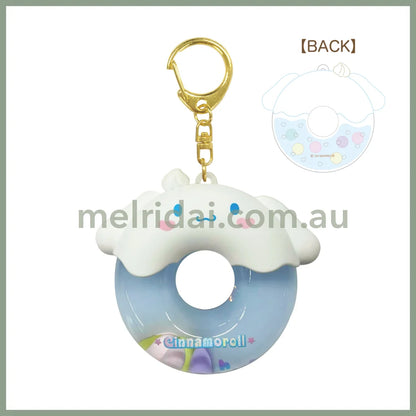 Sanrio | Shaka Keychain 65×68×30Mm (Donut) 玉桂狗Cinnamoroll-Blue