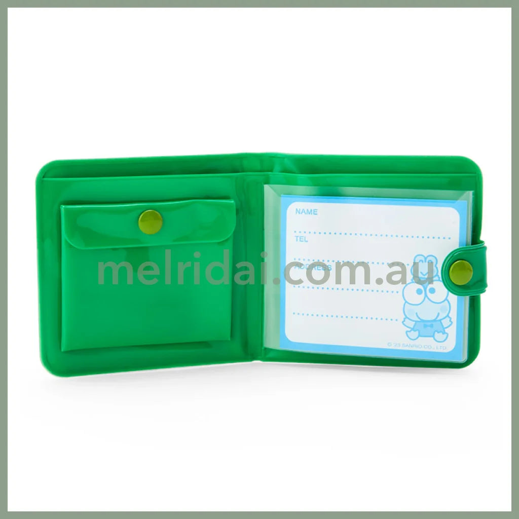 Sanrio | Small Vinyl Wallet 9×1.5×9Cm Pvc //// Kero Keroppi