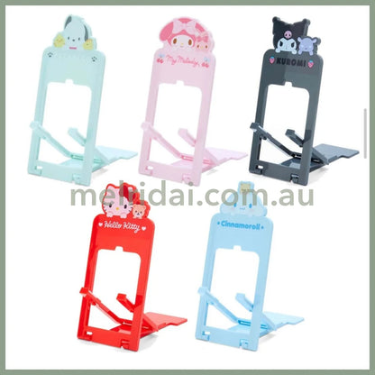 Sanrio | Smartphone Stand 6.5×0.5×14.5Cm 日本三丽鸥 可折叠便携手机支架 斜度可调节