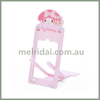 Sanrio | Smartphone Stand 6.5×0.5×14.5Cm 日本三丽鸥 可折叠便携手机支架 斜度可调节 美乐蒂My Melody