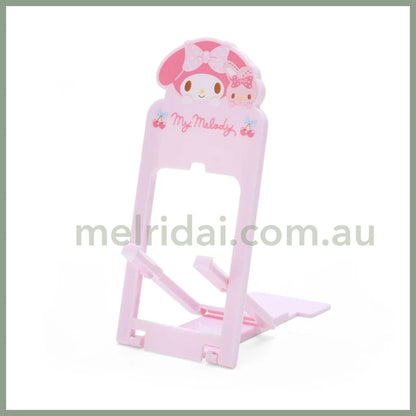 Sanrio | Smartphone Stand 6.5×0.5×14.5Cm 日本三丽鸥 可折叠便携手机支架 斜度可调节 美乐蒂My Melody