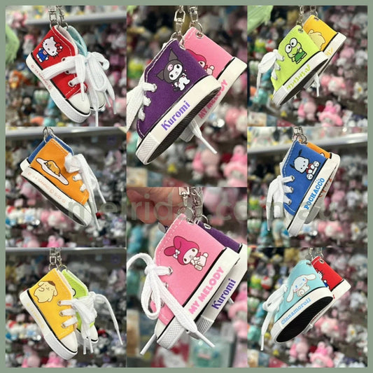 Sanrio | Sneaker Keychain Keyring H4.2 X W7.6 D3.5Cm 日本三丽鸥 帆布鞋钥匙链/挂件/包挂