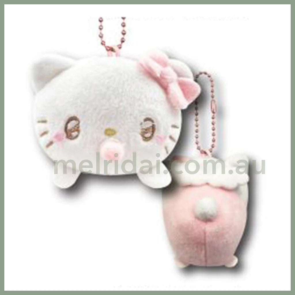 Sanrio | Soft And Cuddly Lying Down Mascot Plush Keychain 6.6 X 8.0 8.7Cm (Angel Baby)