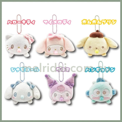 Sanrio | Soft And Cuddly Lying Down Mascot Plush Keychain 6.6 X 8.0 8.7Cm (Angel Baby)