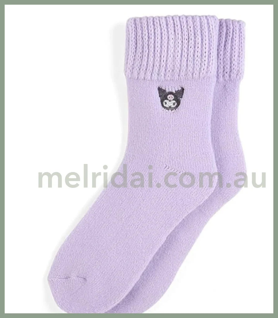 Sanrio | Soft Warm Socks (23-25Cm) // Kuromi