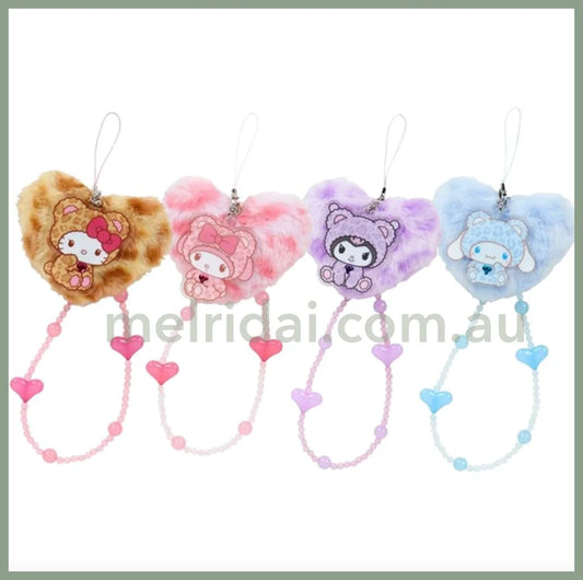 Sanrio | Strap Phone Charm 9×5×7.5Cm Bead Chain 30Cm (Gal Kuma)