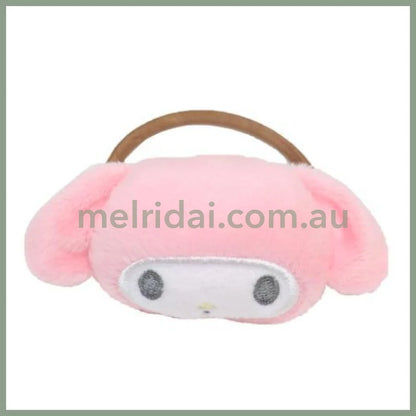 Sanrio | Stuffed Mascot Hair Tie H45×W55×D25Mm 美乐蒂My Melody