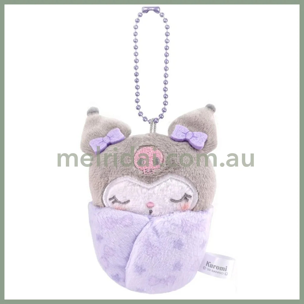 Sanrio | Swaddle Mascot Holder W9.7 X H10 D4Cm // Kuromi