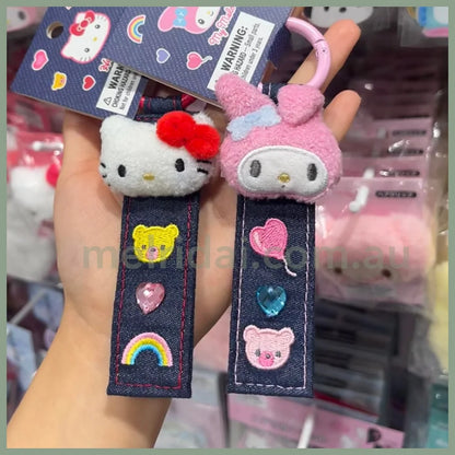 Sanrio | Tag Key Holder 6×1.5×10Cm (Denim Patch)