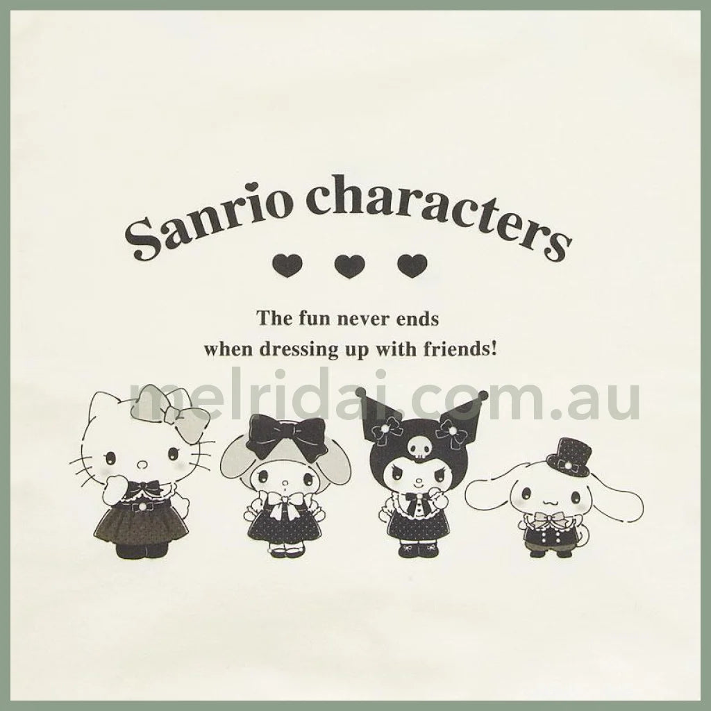 Sanrio | Tote Bag 38×8×40Cm (Tokimeki Sweet Party) 日本三丽鸥 丝绒蝴蝶结造型托特包/单肩包（天鹅绒派对）