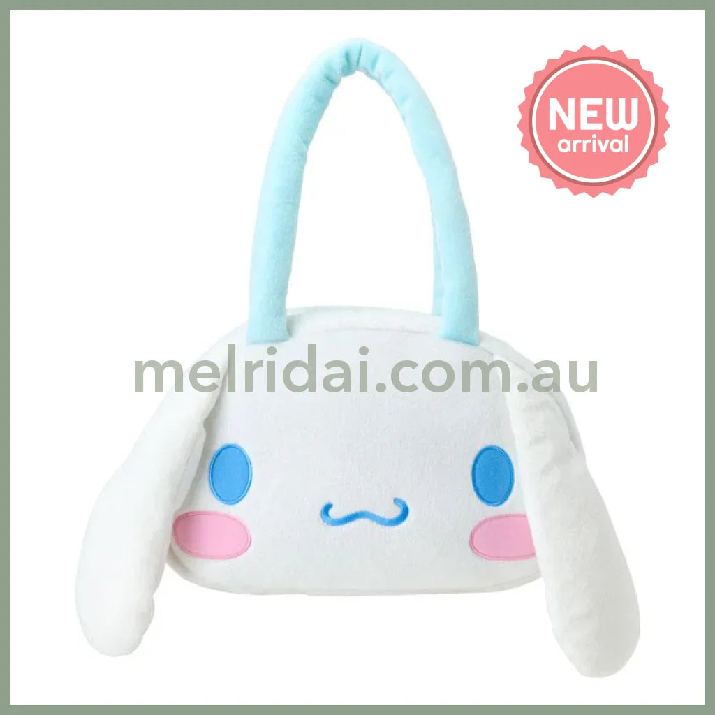 SANRIO | Tote Bag Face Shape 46cm×11.5cm×42cm (Cinnamoroll)