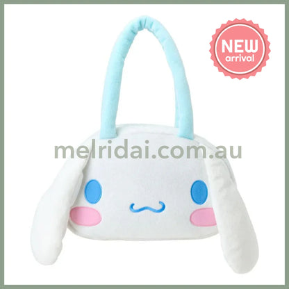 SANRIO | Tote Bag Face Shape 46cm×11.5cm×42cm (Cinnamoroll)