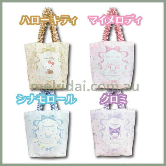 Sanrio | Tote Bag Ｈ35×Ｗ40×D15Cm 日本三丽鸥 花瓣提手 托特包/单肩包/内侧有暗扣