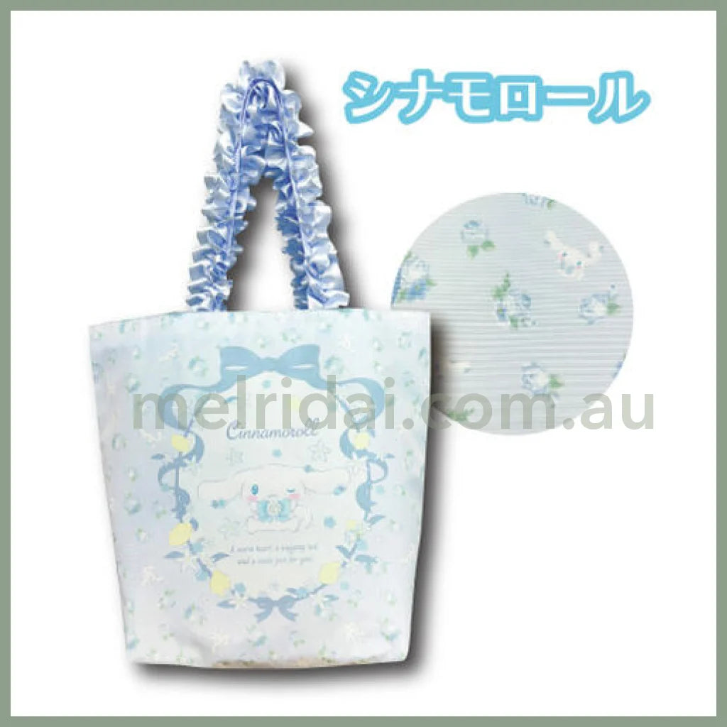 Sanrio | Tote Bag Ｈ35×Ｗ40×D15Cm 日本三丽鸥 花瓣提手 托特包/单肩包/内侧有暗扣